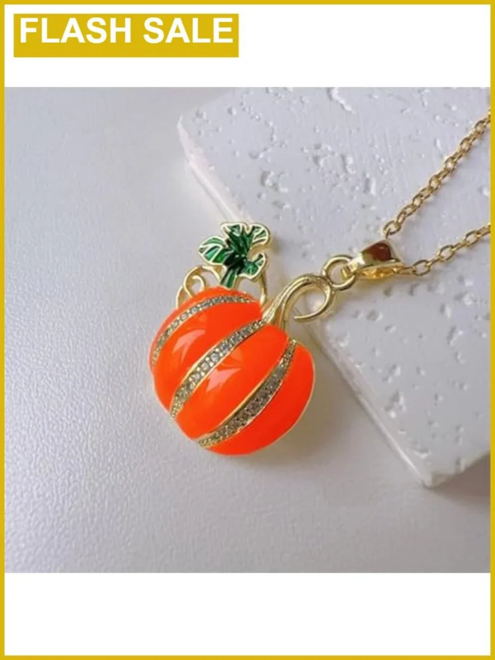 N/A rhinestone pumpkin